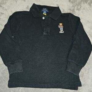 Polo Ralph Lauren Kids Black Long Sleeve Shirt